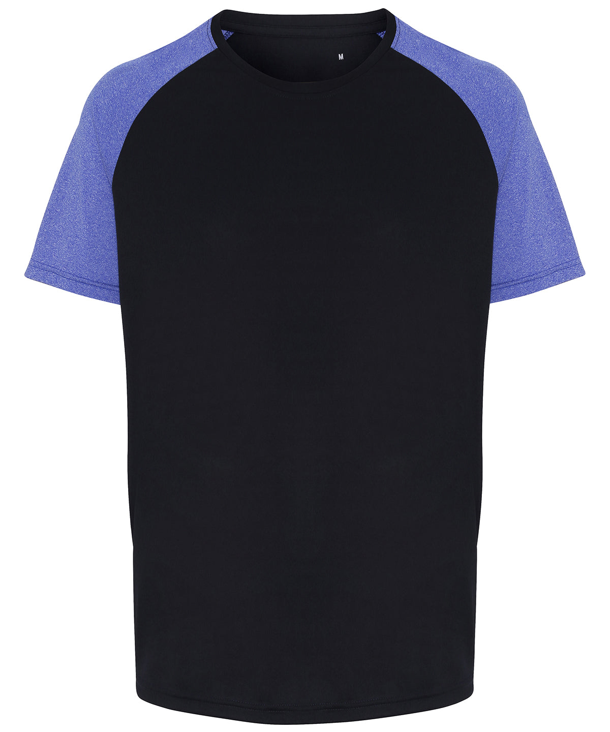 French Navy/Blue Melange - TriDri® contrast sleeve performance t-shirt T-Shirts TriDri® Activewear & Performance, Exclusives, Plus Sizes, Rebrandable, Sports & Leisure, T-Shirts & Vests, UPF Protection Schoolwear Centres