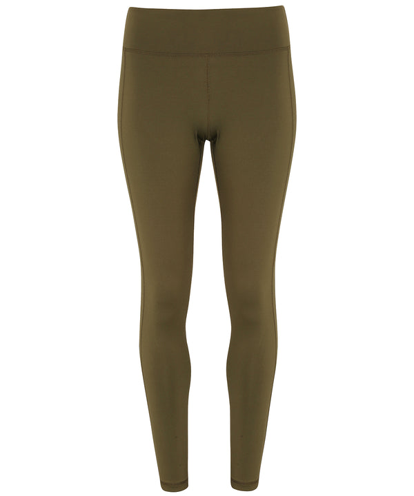 Olive* - Women's TriDri® performance leggings Leggings TriDri® Activewear & Performance, Athleisurewear, Back to the Gym, Exclusives, Leggings, Lounge Sets, Must Haves, On-Trend Activewear, Outdoor Sports, Rebrandable, Sports & Leisure, Team Sportswear, Trousers & Shorts, UPF Protection Schoolwear Centres