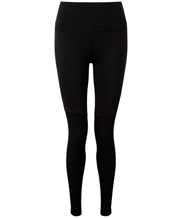 Black/Black - Women's TriDri® yoga leggings Leggings TriDri® Activewear & Performance, Exclusives, Leggings, Plus Sizes, Rebrandable, Sports & Leisure, Trousers & Shorts Schoolwear Centres