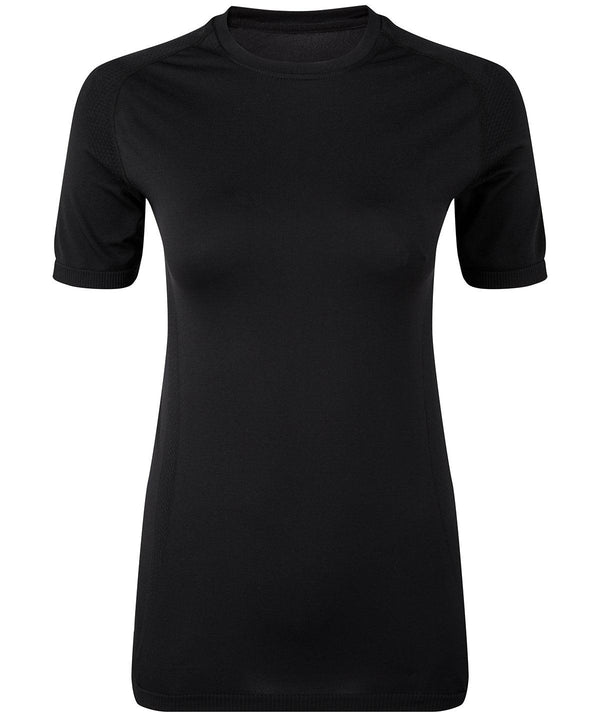 Full Black - Women's TriDri® seamless '3D fit' multi-sport performance short sleeve top T-Shirts TriDri® Activewear & Performance, Exclusives, Sports & Leisure, T-Shirts & Vests, Women's Fashion Schoolwear Centres