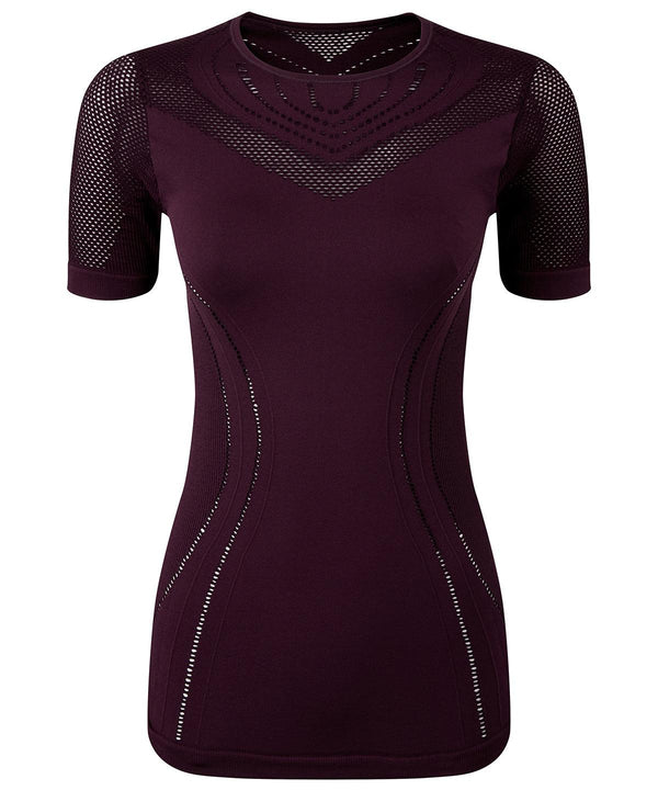Mulberry - Women's TriDri® seamless '3D fit' multi-sport reveal sports top T-Shirts TriDri® Activewear & Performance, Exclusives, Leggings, On-Trend Activewear, Plus Sizes, Rebrandable, Sports & Leisure, T-Shirts & Vests Schoolwear Centres