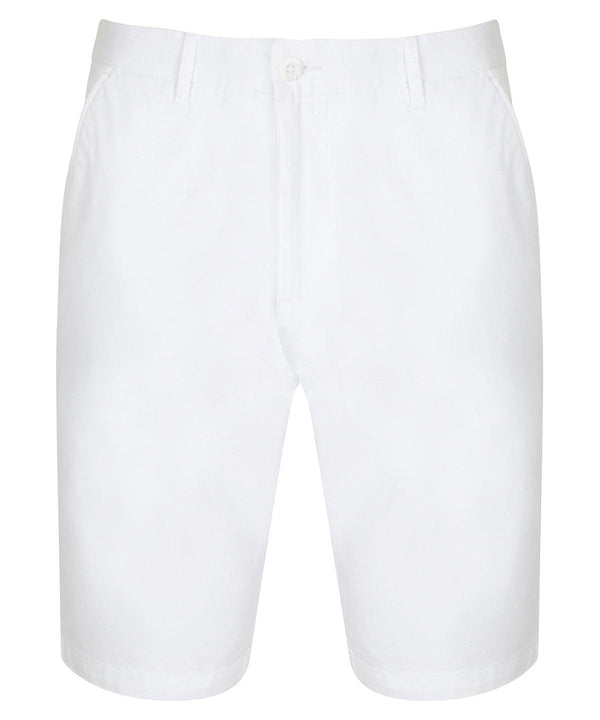 White - Women's stretch chino shorts Shorts Front Row Raladeal - Recently Added, Rebrandable, Trousers & Shorts, Women's Fashion, Workwear Schoolwear Centres