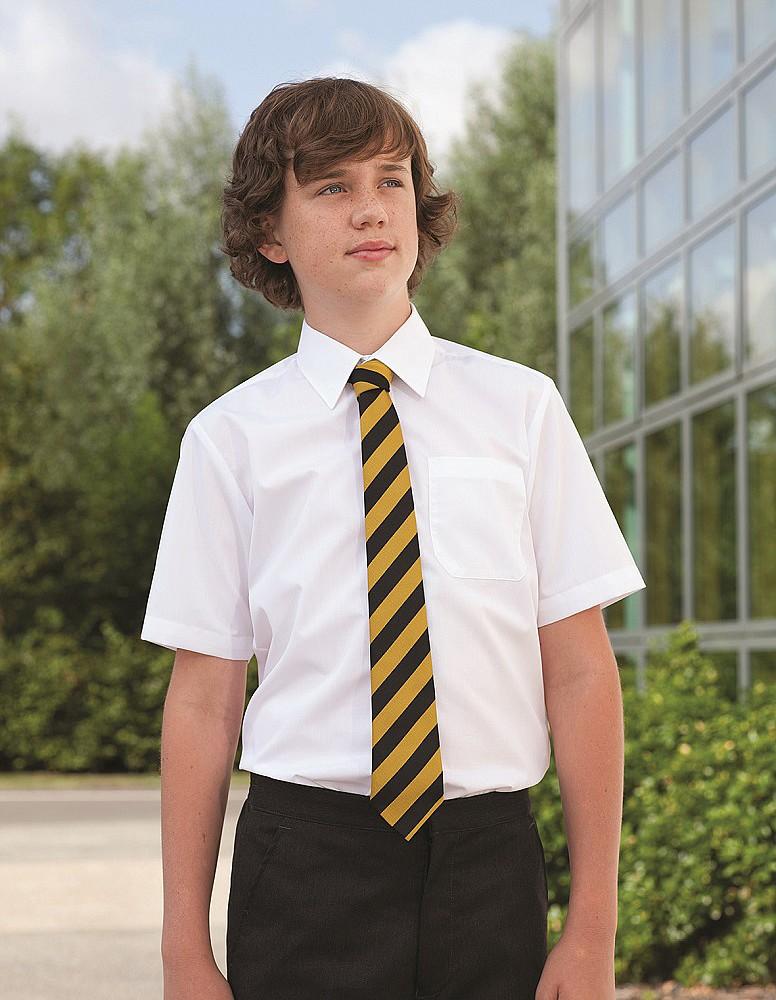 Boys 2pk Short Sleeve Shirt | Non-Iron Shirt | Available in 3 Colours - Schoolwear Centres | School Uniform Centres