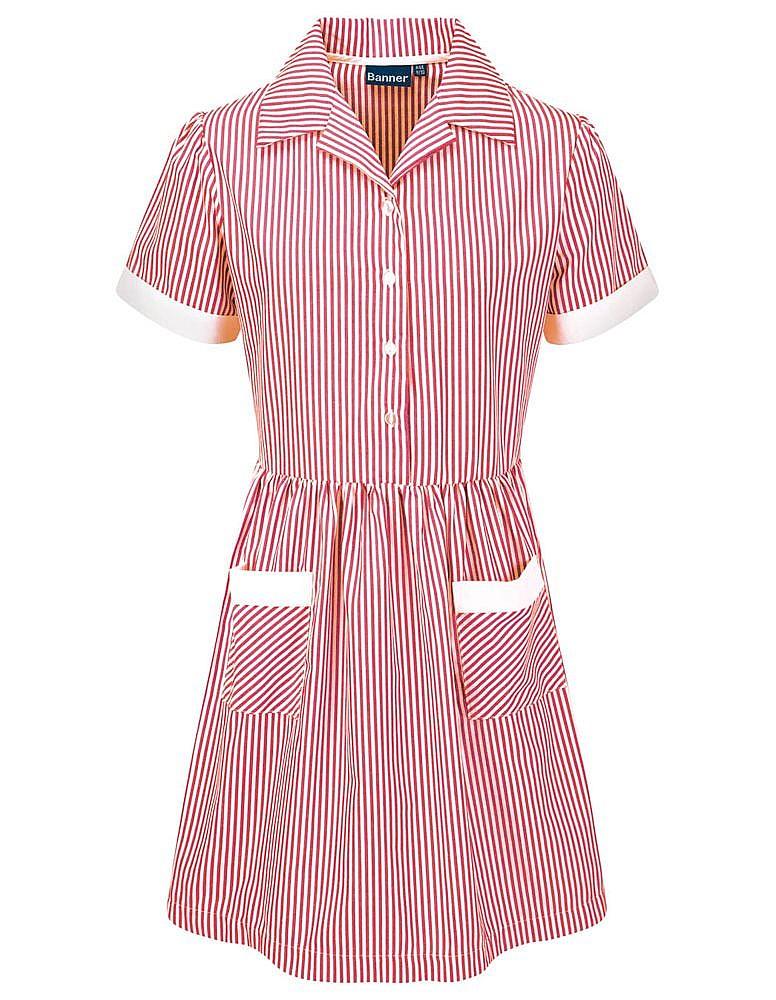 Corded Stripe Summer Dresses - Schoolwear Centres | School Uniform Centres