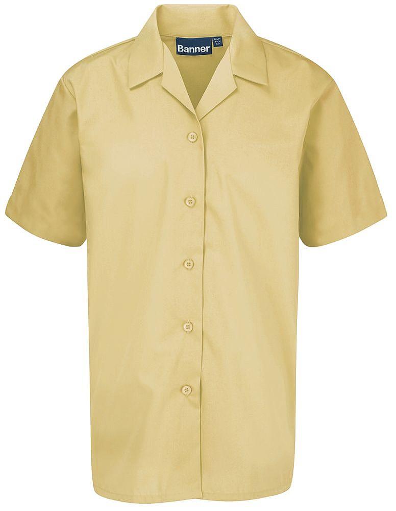 Short Sleeve Revere Blouses - Twin Packs - Schoolwear Centres | School Uniform Centres