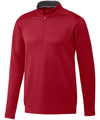Red - Club 1/4 zip Sports Overtops adidas® Exclusives, Golf, Must Haves, New For 2021, New Styles For 2021, Sports & Leisure Schoolwear Centres