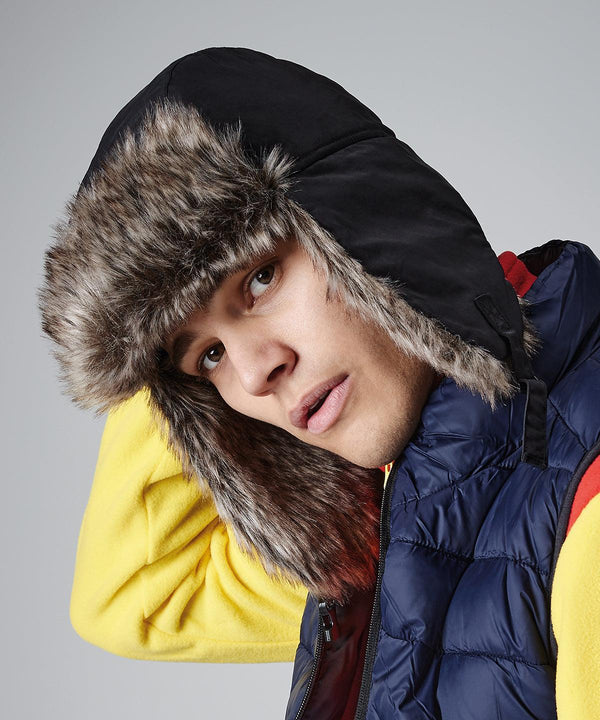 Orange - Sherpa hat Hats Beechfield Headwear, Raladeal - High Stock, Sherpas, Winter Essentials Schoolwear Centres