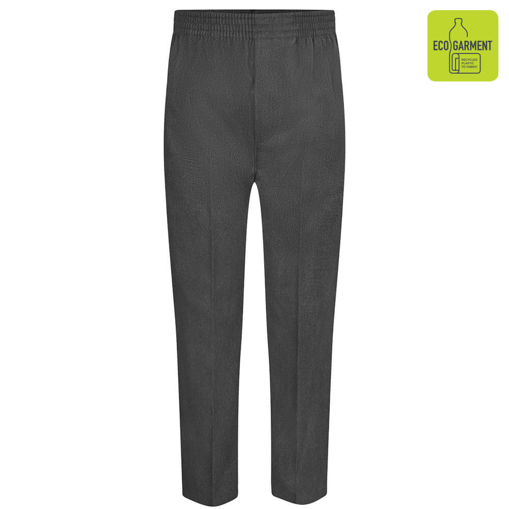 Boys Full Elastic Pull-Up Trouser | Navy | Grey | Black - Schoolwear Centres | School Uniform Centres