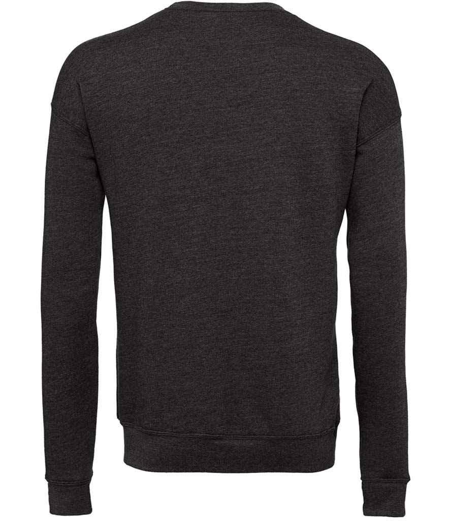 Canvas Unisex Drop Shoulder Sweatshirt | Dark Grey Heather Sweatshirt Bella+Canvas style-cv3945 Schoolwear Centres