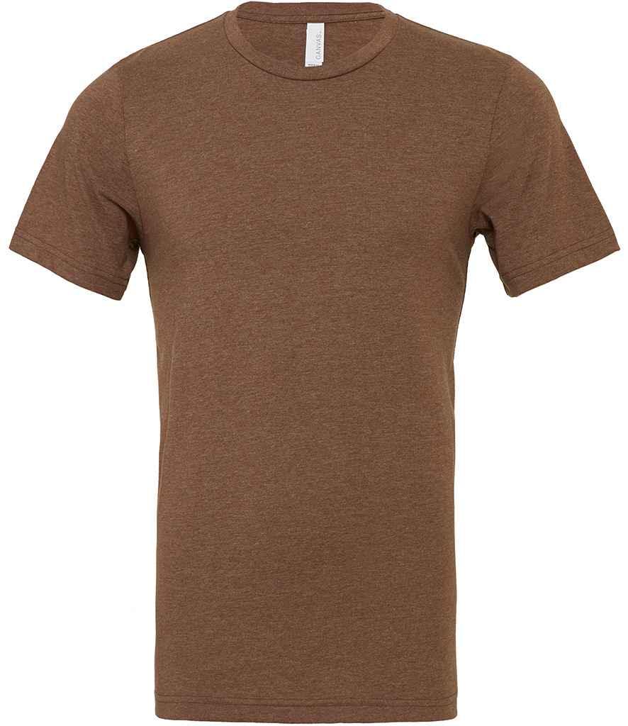 Canvas Unisex Heather CVC T-Shirt | Heather Brown T-Shirt Bella+Canvas style-cvc3001 Schoolwear Centres