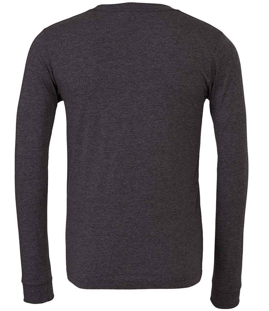 Canvas Unisex Heather CVC Long Sleeve T-Shirt | Dark Grey Heather T-Shirt Bella+Canvas style-cvc3501 Schoolwear Centres