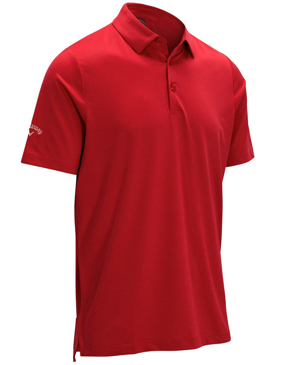 True Red - Swing Tech™ solid polo Polos Callaway Activewear & Performance, Golf, Must Haves, New Colours For 2022, Polos & Casual, Raladeal - Recently Added, Rebrandable, Sports & Leisure Schoolwear Centres