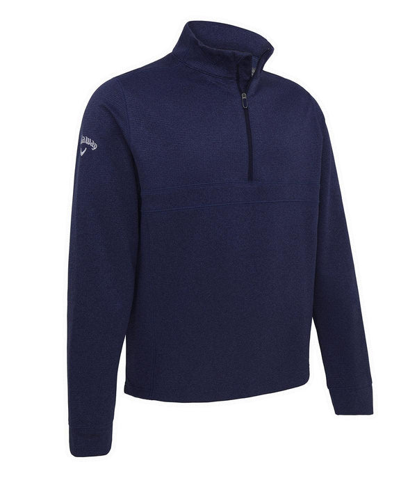 Navy (Peacoat) - Waffle 1/4 zip pullover Sweatshirts Callaway Activewear & Performance, Golf, New Styles for 2023, Sports & Leisure, Sweatshirts Schoolwear Centres