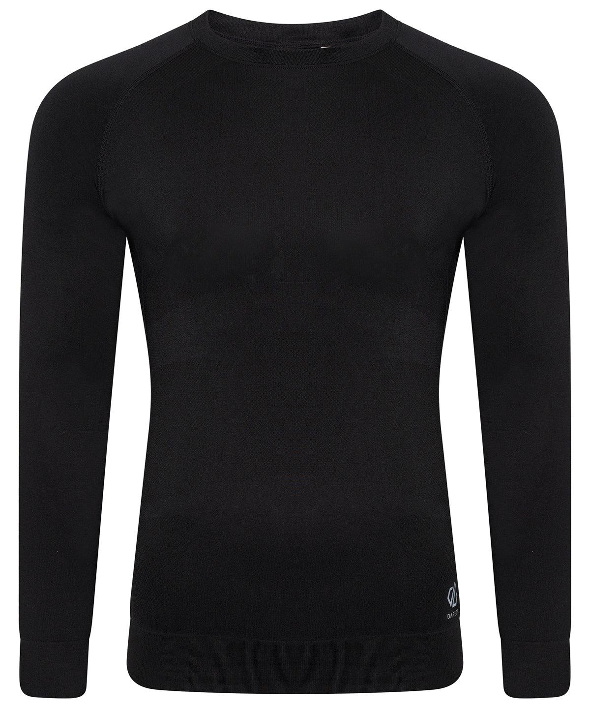 Black - Zone In long sleeve base top Baselayers Dare 2B Baselayers, New For 2021, New In Autumn Winter, New In Mid Year Schoolwear Centres