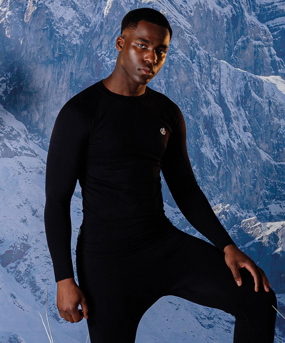 Black - Zone In long sleeve base top Baselayers Dare 2B Baselayers, New For 2021, New In Autumn Winter, New In Mid Year Schoolwear Centres