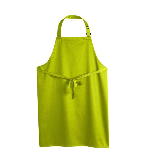 Dennys Polyester Bib Apron | Lime Green Apron Dennys style-de100 Schoolwear Centres