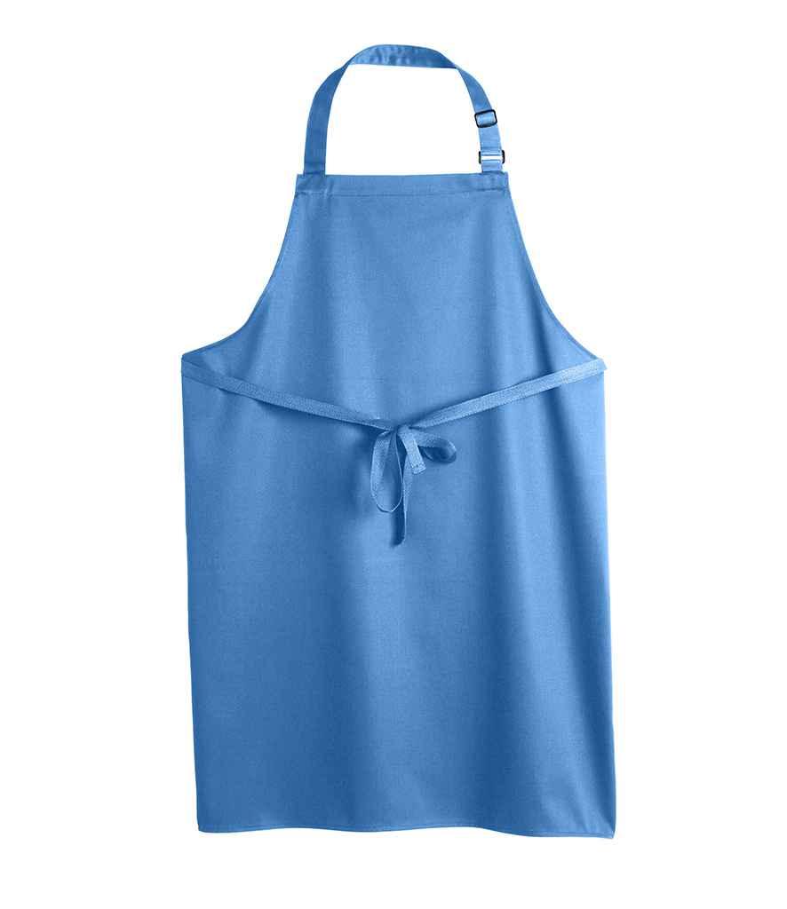 Dennys Polyester Bib Apron | Mid Blue Apron Dennys style-de100 Schoolwear Centres