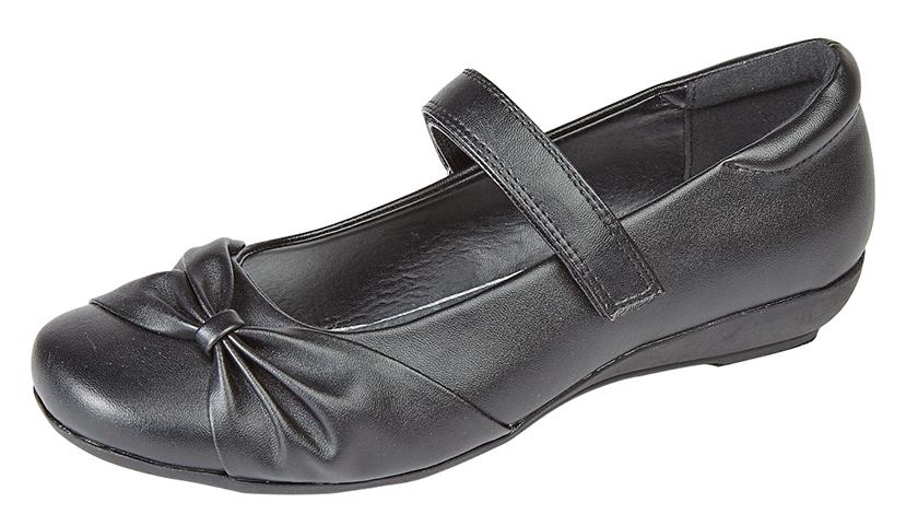 US BRASS 'MARLIN' (G795A) Touch Fastening Bar Shoe - Schoolwear Centres | School Uniform Centres