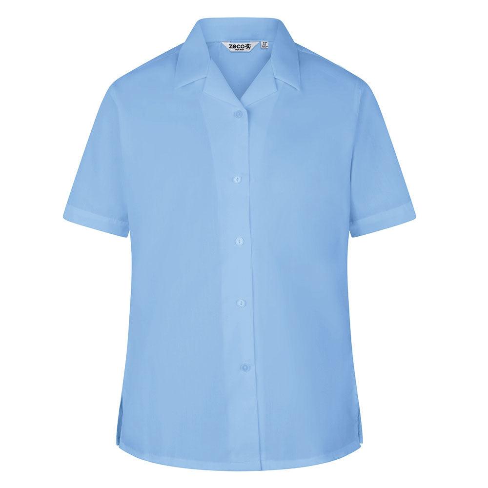 Short Sleeve Revere Blouses - Twin Packs - Schoolwear Centres | School Uniform Centres