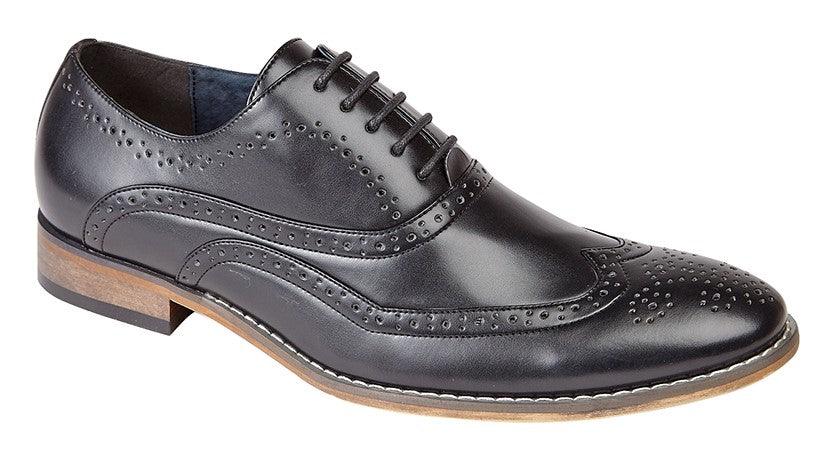 GOOR 5 Eyelet Brogue Oxford Shoe | Black | Brown | Tan - Schoolwear Centres | School Uniform Centres