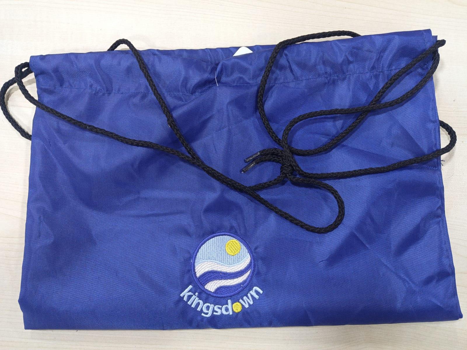 Kingsdown School - Royal Bookbag with School Logo - Schoolwear Centres | School Uniform Centres