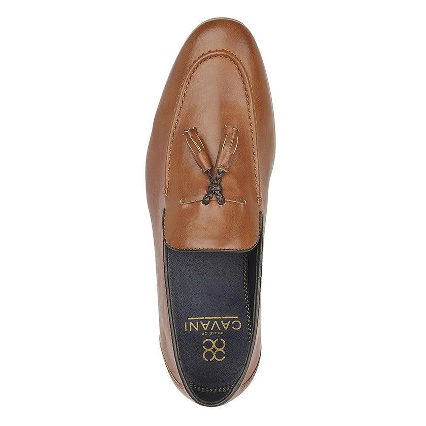 CAVANI Tassle Loafer (men) Shoe | Tan - Schoolwear Centres | School Uniforms near me