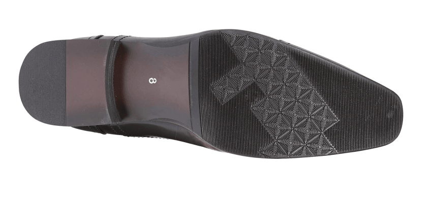 ROUTE 21 5 Eye Capped Oxford Shoe | Tan Burnished | Black - Schoolwear Centres | School Uniforms near me