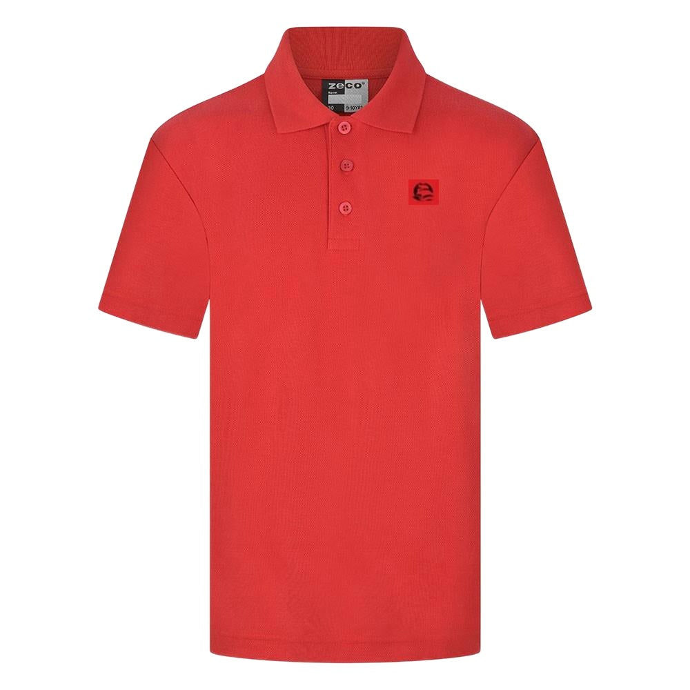 Mayflower High School - Red Polo Shirts with School Logo - Schoolwear Centres | School Uniform Centres