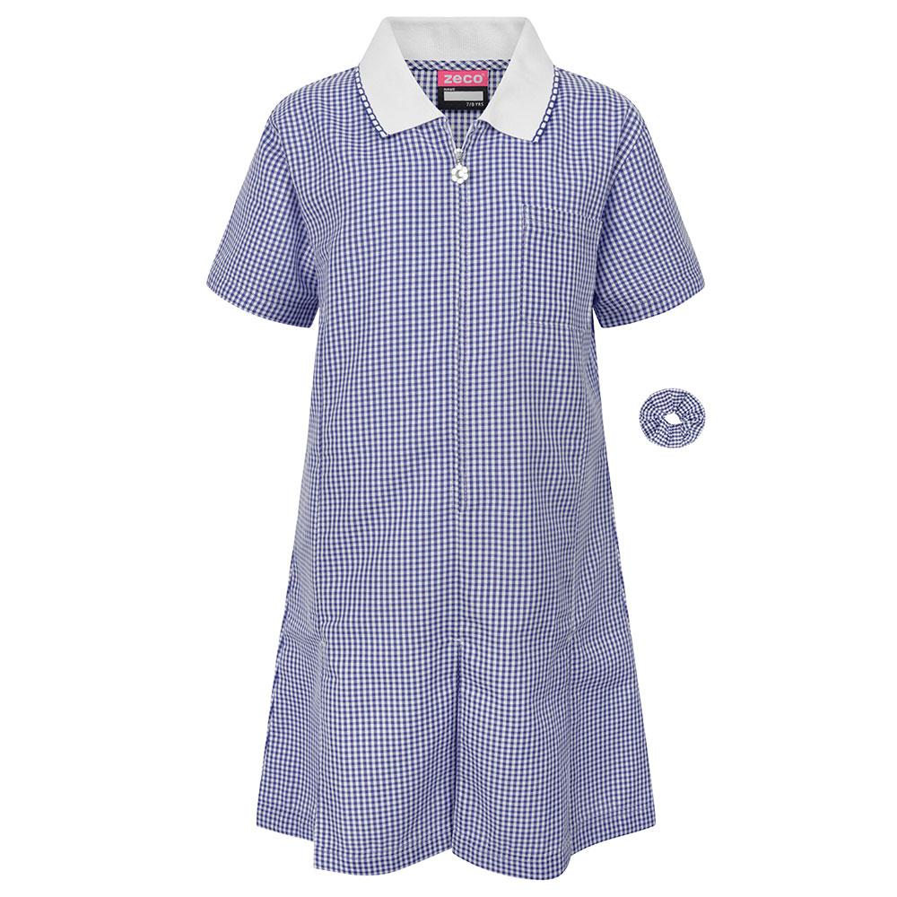 Gingham Summer Dress & Gingham Sun Hat - Schoolwear Centres | School Uniform Centres