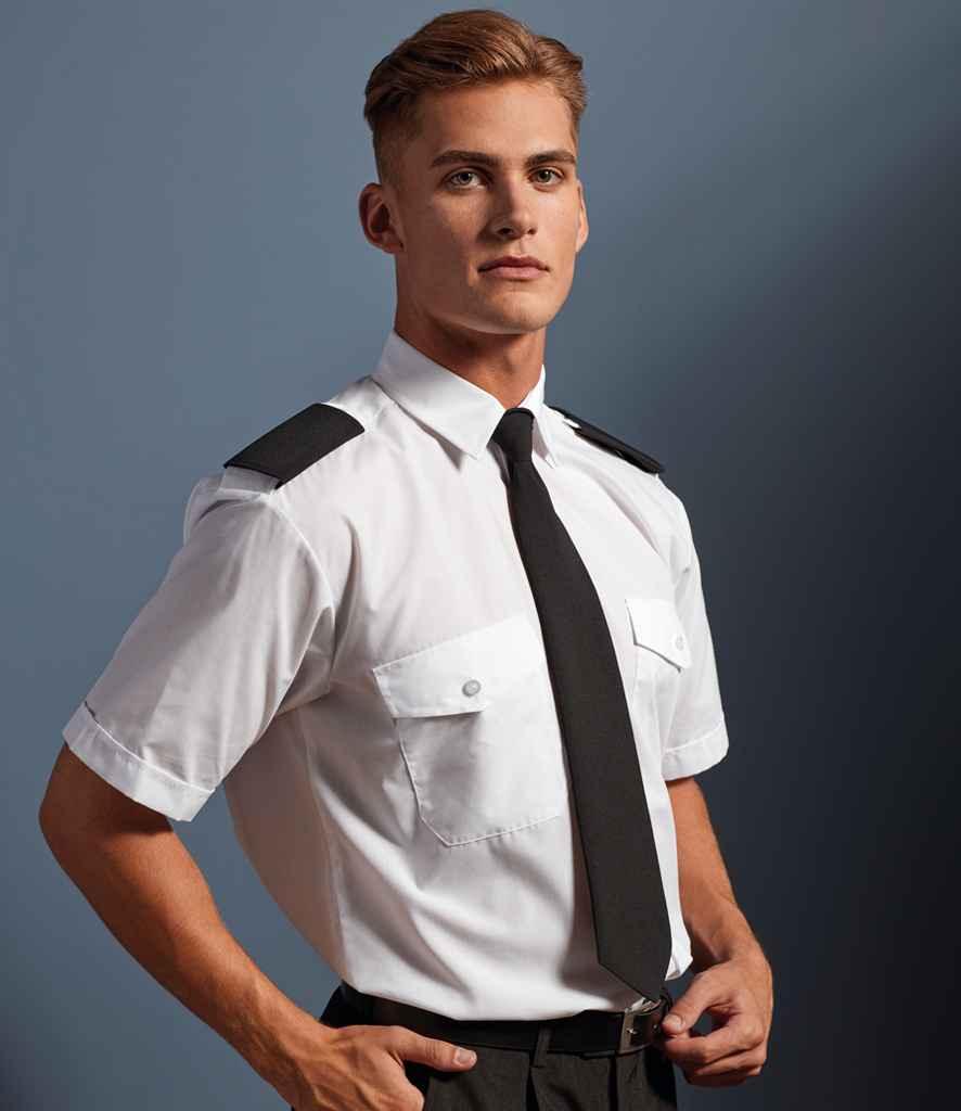 Premier Short Sleeve Pilot Shirt | White Shirt Premier style-pr212 Schoolwear Centres