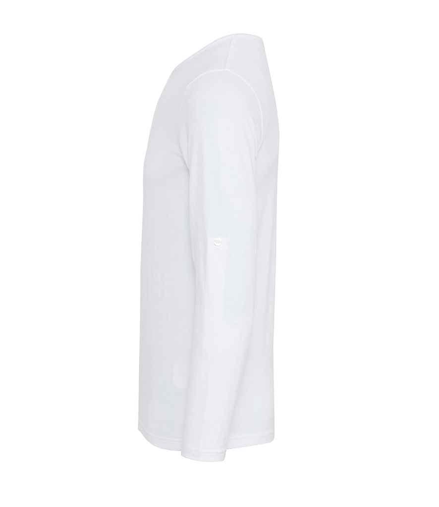 Premier Long John Roll Sleeve T-Shirt | White T-Shirt Premier style-pr218 Schoolwear Centres