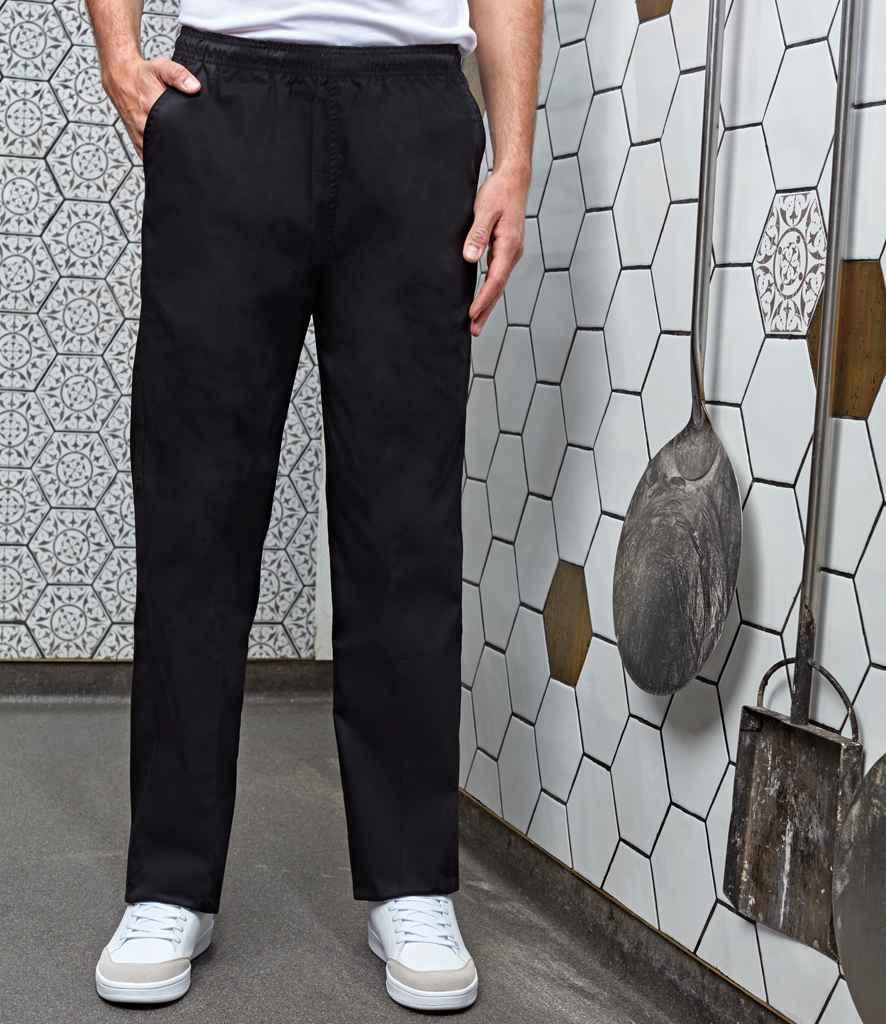 Premier Essential Chef's Trousers | Black Trousers Premier style-pr553 Schoolwear Centres