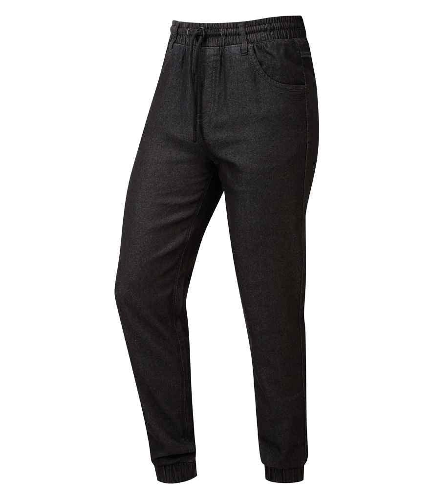 Premier Artisan Chef's Joggers | Black Denim Trousers Premier style-pr556 Schoolwear Centres