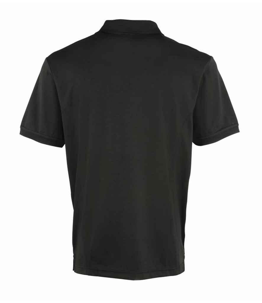 Premier Coolchecker® Piqué Polo Shirt | Black Polo Premier style-pr615 Schoolwear Centres