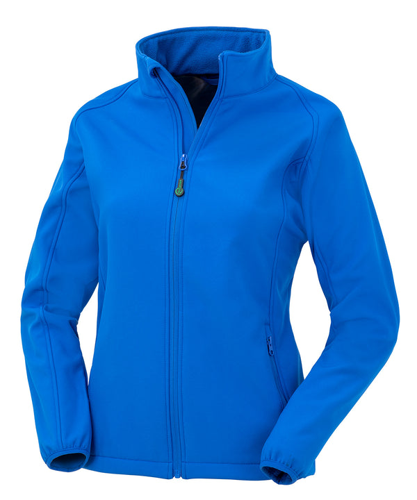 Women's recycled 2-layer printable softshell jacket 