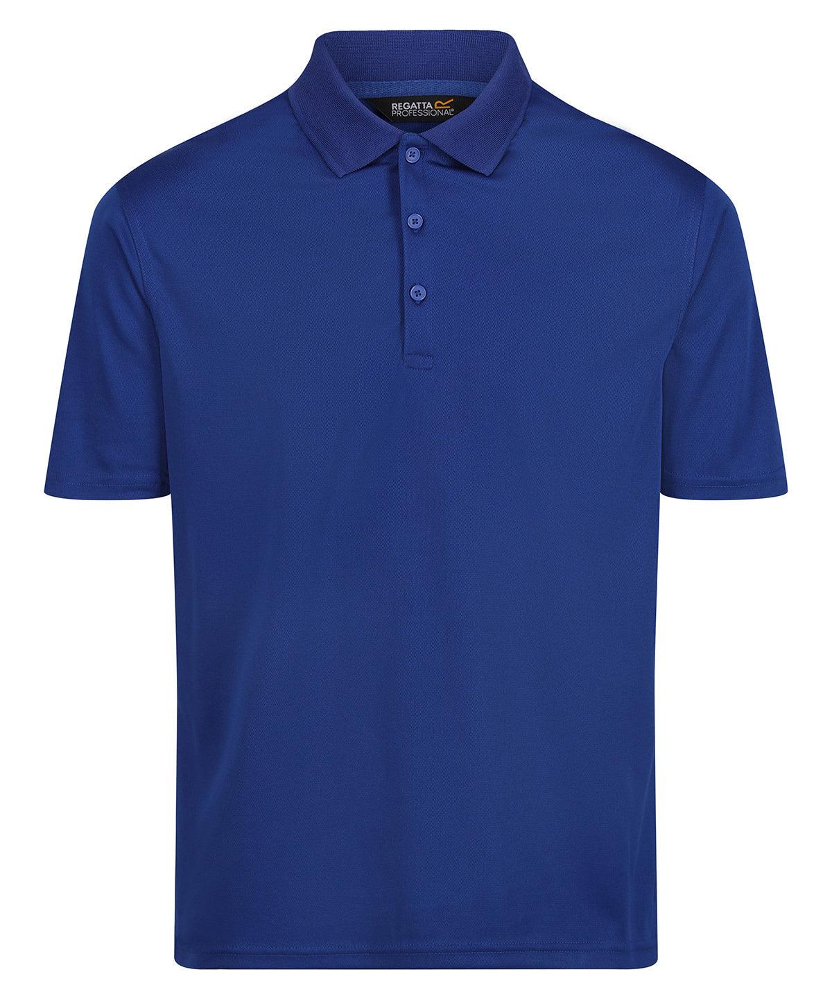 New Royal - Pro wicking polo Polos Regatta Professional New Styles for 2023, Plus Sizes, Polos & Casual, Rebrandable Schoolwear Centres
