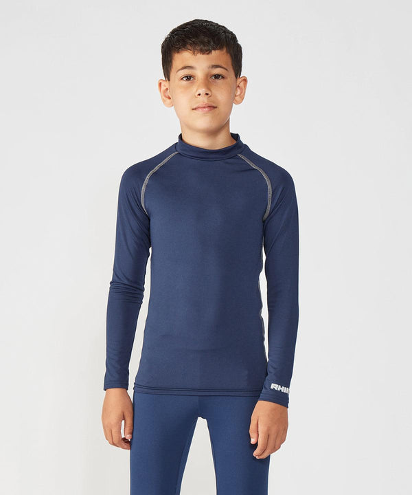 Bottle Green - Rhino baselayer long sleeve - juniors Baselayers Rhino Back to Education, Baselayers, Junior, Must Haves, Sports & Leisure Schoolwear Centres