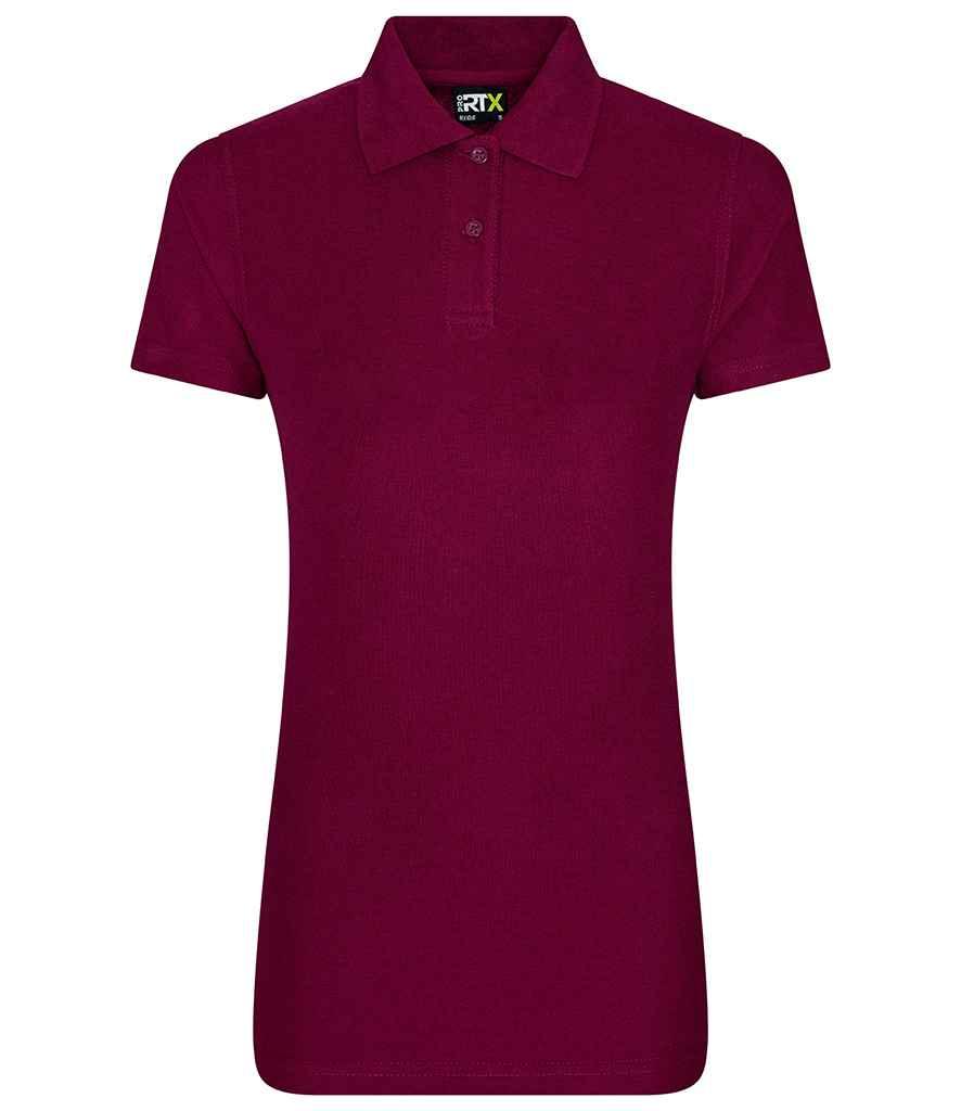 Pro RTX Ladies Pro Piqué Polo Shirt | Burgundy Polo Pro RTX Hi-vis Tops, style-rx101f Schoolwear Centres