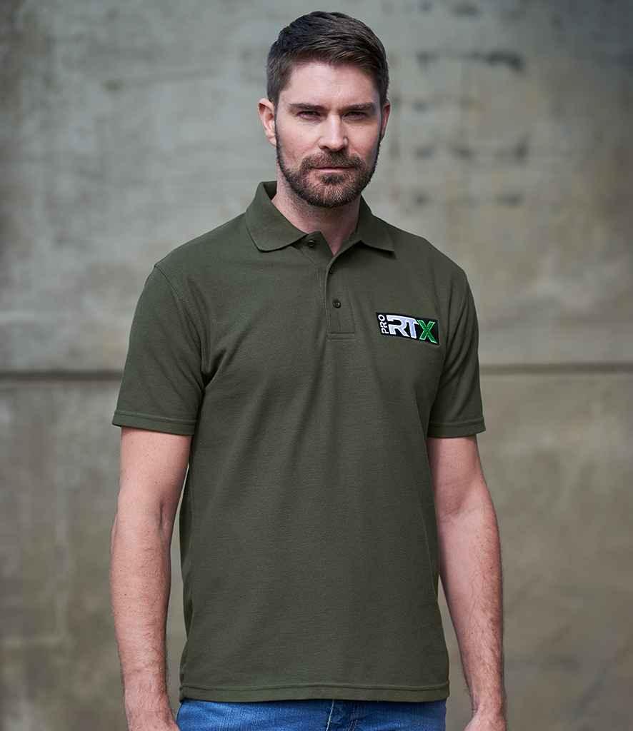 Pro RTX Pro Piqué Polo Shirt | Khaki Polo Pro RTX Hi-vis Tops, style-rx101 Schoolwear Centres