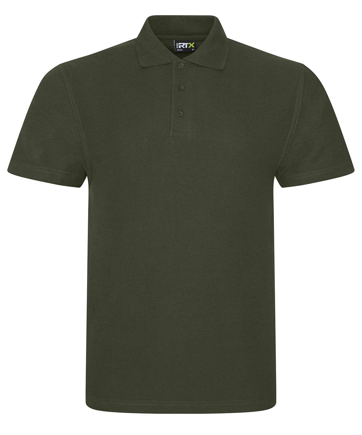 Khaki - Pro polo Polos ProRTX 2022 Spring Edit, Back to Business, Must Haves, New Colours For 2022, Plus Sizes, Polos & Casual, Rebrandable, Safe to wash at 60 degrees, Workwear Schoolwear Centres