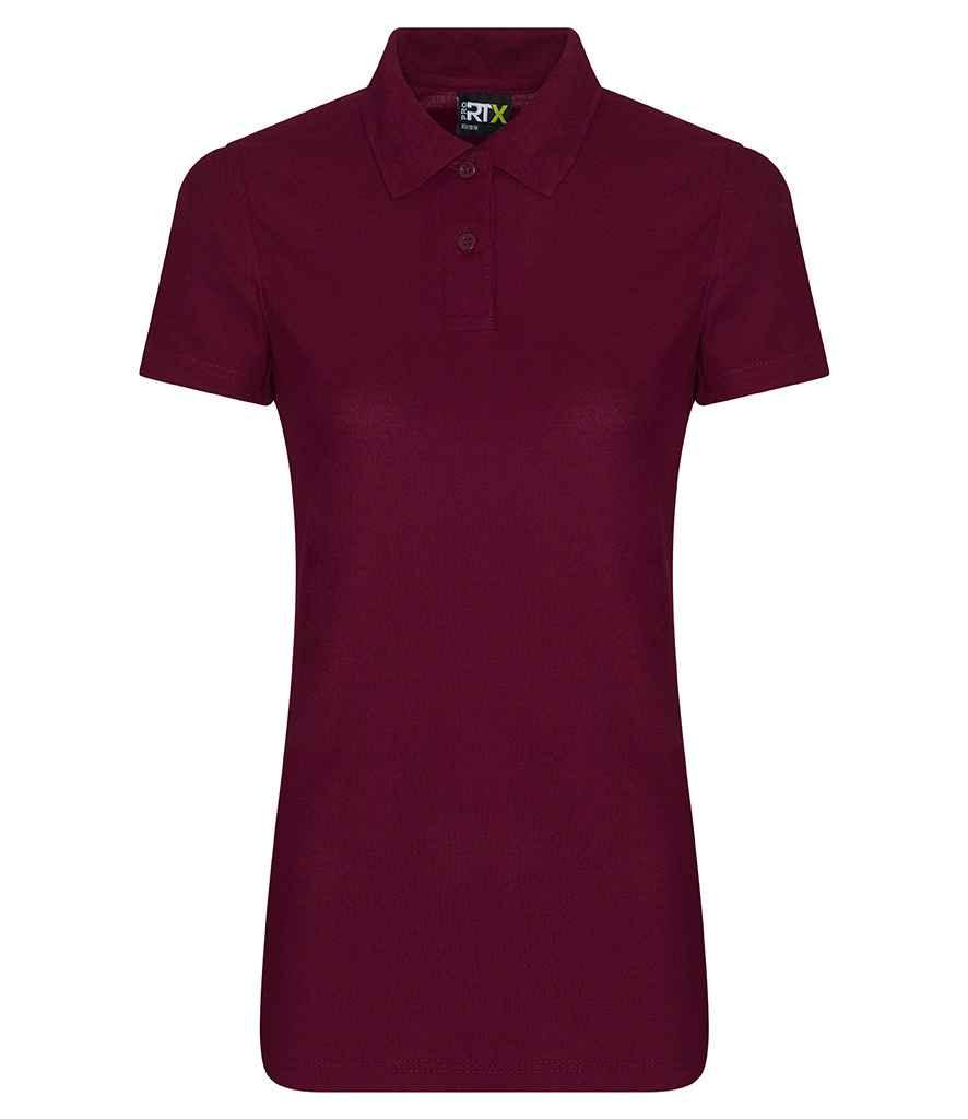 Pro RTX Ladies Pro Polyester Polo Shirt | Burgundy Polo Pro RTX style-rx105f Schoolwear Centres
