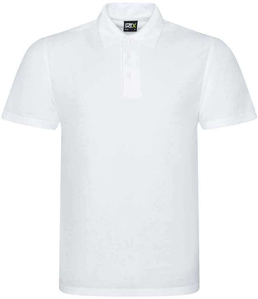 Pro RTX Pro Polyester Polo Shirt | White Polo Pro RTX style-rx105 Schoolwear Centres
