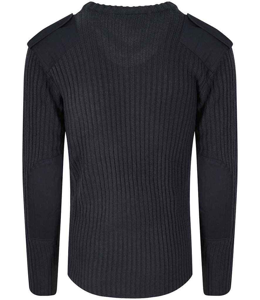 Pro RTX Pro Acrylic Security V Neck Sweater | Navy Jumper Pro RTX style-rx220 Schoolwear Centres