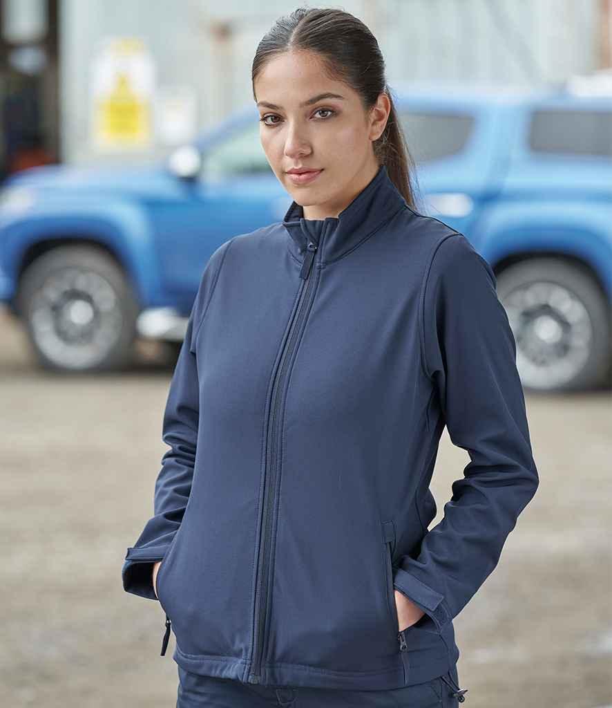 Pro RTX Ladies Pro Two Layer Soft Shell Jacket | Navy Soft Shell Pro RTX style-rx500f Schoolwear Centres