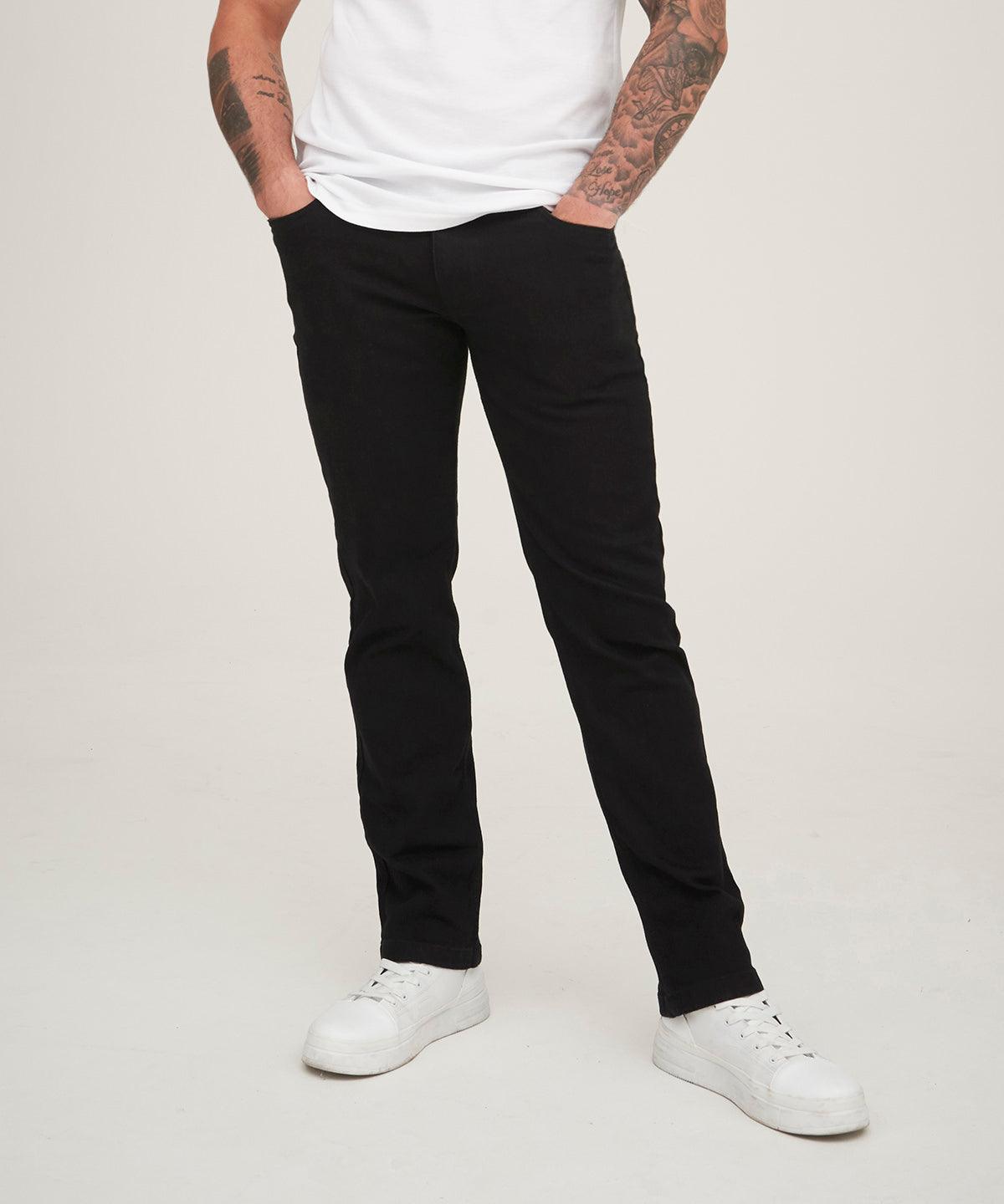 Dark Blue Wash - Leo straight jeans Trousers AWDis So Denim Denim, Must Haves, Rebrandable, Trousers & Shorts Schoolwear Centres