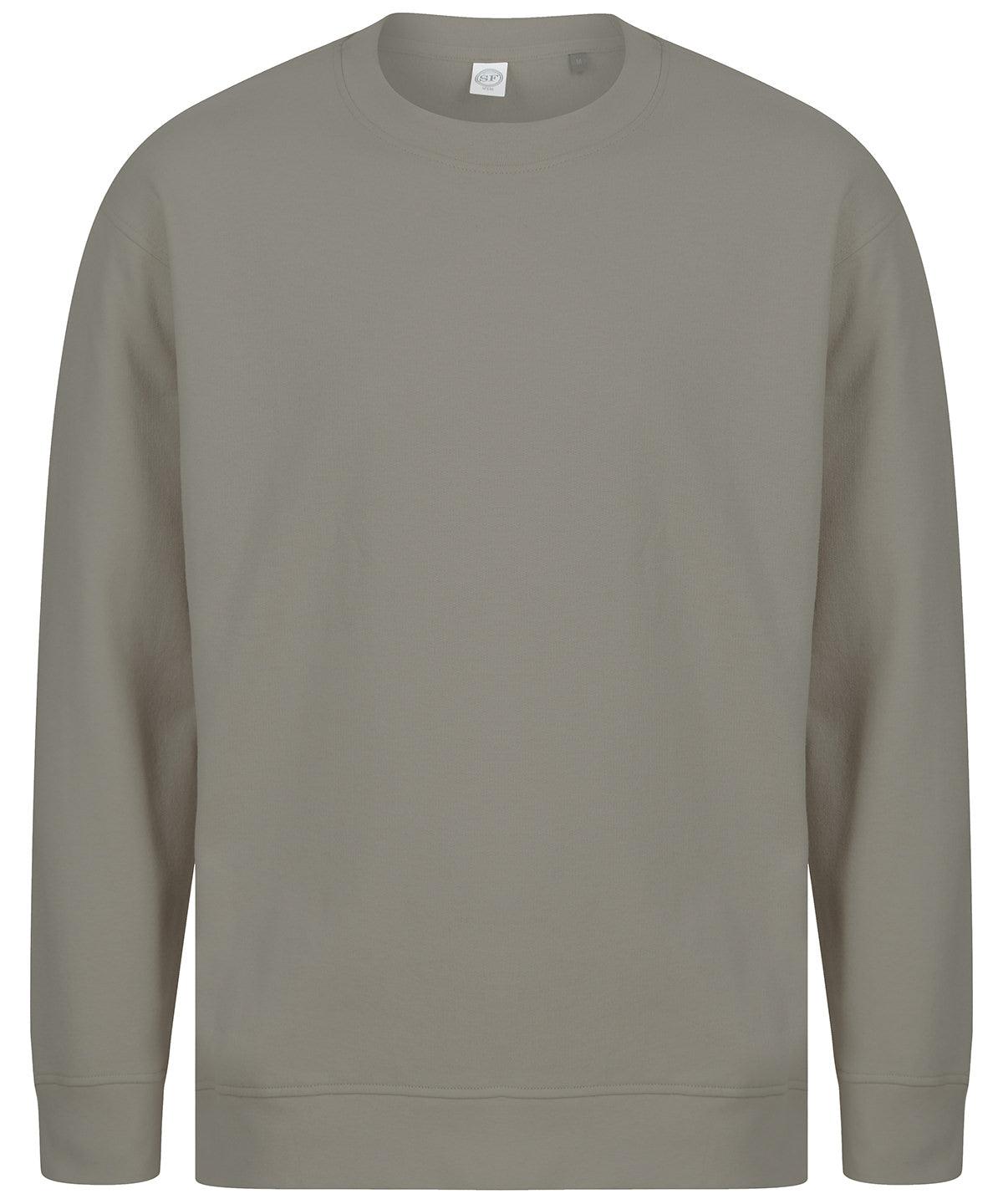 Khaki - Unisex sustainable fashion sweat Sweatshirts SF New Styles For 2022, Next Gen, Organic & Conscious, Sweatshirts Schoolwear Centres