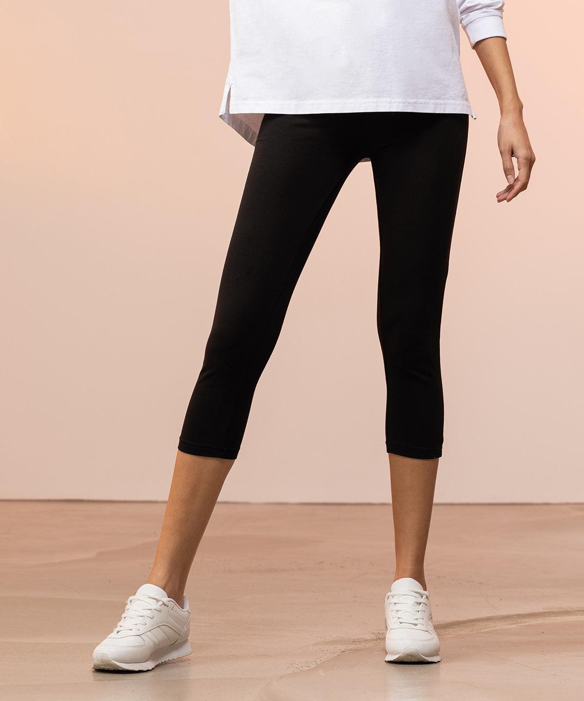 Black - Women's ¾ leggings Leggings SF Fashion Leggings, Leggings, Rebrandable, Sports & Leisure, Trousers & Shorts, Women's Fashion Schoolwear Centres