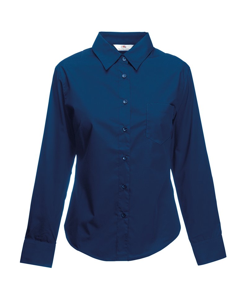 Ladyfit poplin long sleeve shirt