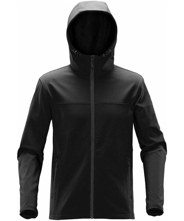 Black/Dolphin - Orbiter softshell hoodie Hoodies Stormtech Jackets & Coats, New For 2021, New Styles For 2021, Softshells Schoolwear Centres