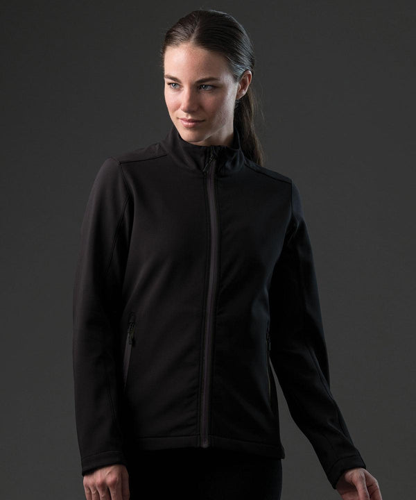 Black/Carbon - Women's Orbiter softshell jacket Jackets Stormtech Jackets & Coats, Softshells, Women's Fashion Schoolwear Centres